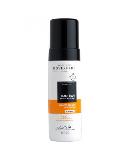 NOVEXPERT VITAMINE C MOUSSE NETTOYANTE FLASH ÉCLAT 150 ML