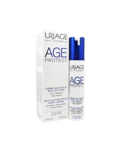 URIAGE AGE PROTECT CRÈME NUIT DÉTOX MULTI-ACTIONS 40 ML