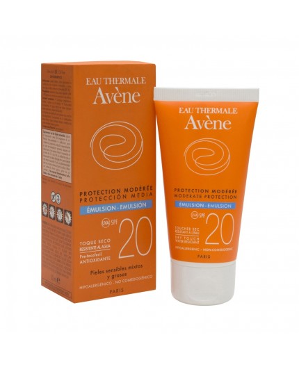 AVENE ÉMULSION SOLAIRE SPF 50+ PEAUX NORMALES À MIXTES (50ML)