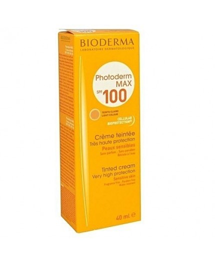 BIODERMA PHOTODERM MAX CRÈME TEINTÉE CLAIRE SPF100 (40ML)
