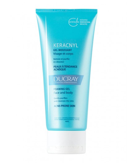DUCRAY KERACNYL GEL MOUSSANT VISAGE ET CORPS 200 ML